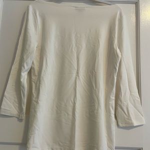 Off white Ann Taylor factory boatneck top NWT